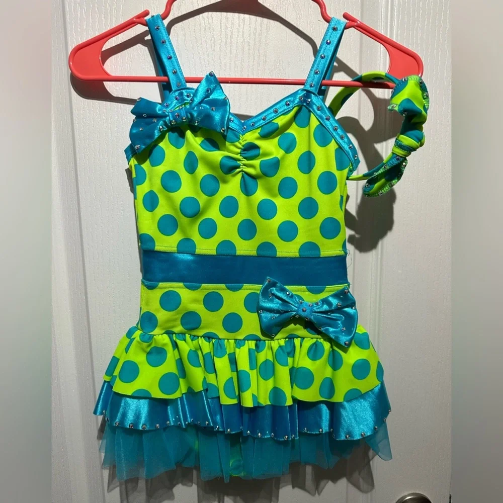 Weissman polka dot dance costume